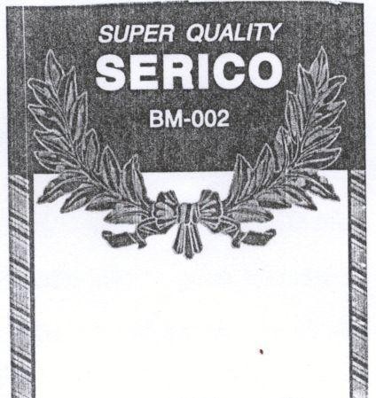 Mẫu nhãn hiệu SUPER QUALITY SERICO BM-002