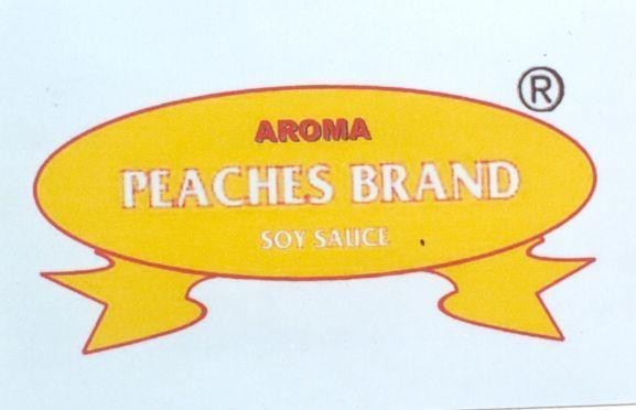Mẫu nhãn hiệu AROMA PEACHES BRAND SOY SAUCE