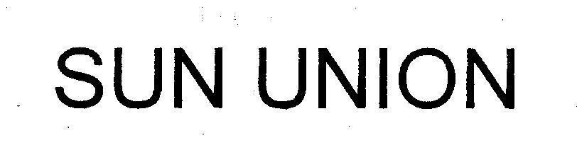 Mẫu nhãn hiệu SUN UNION