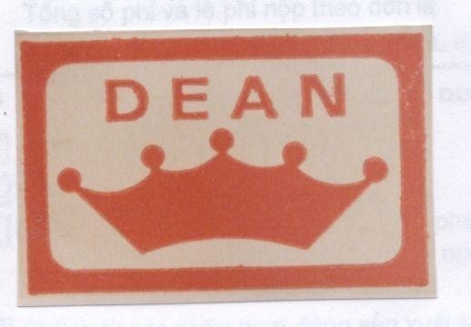 Mẫu nhãn hiệu DEAN