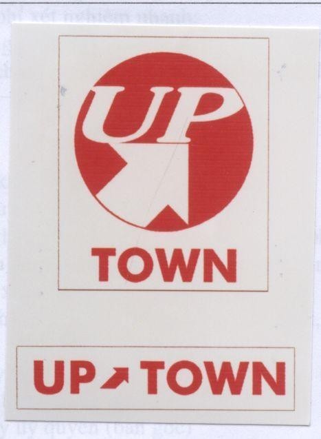 Mẫu nhãn hiệu UP TOWN UP TOWN