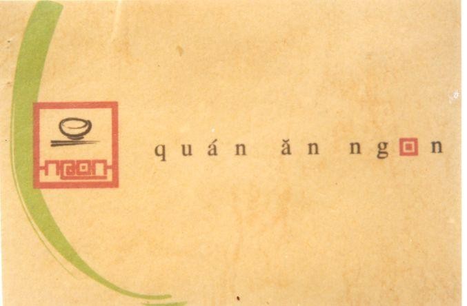 Mẫu nhãn hiệu Quán ăn Ngon