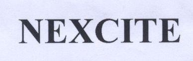 Mẫu nhãn hiệu NEXCITE