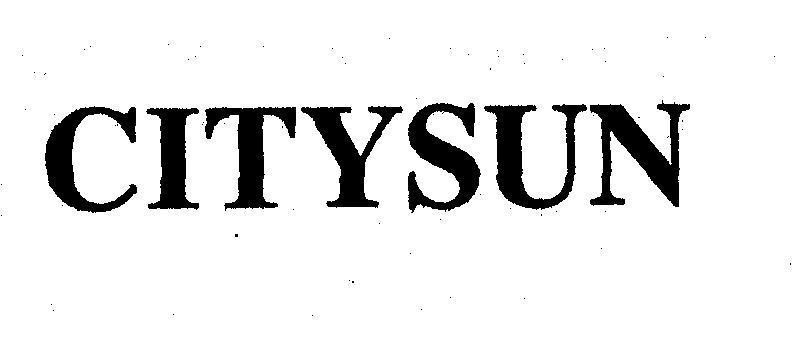 Mẫu nhãn hiệu CITYSUN