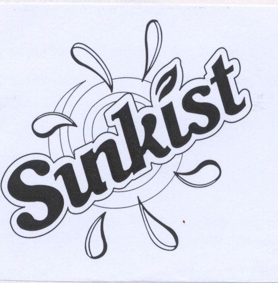 Mẫu nhãn hiệu SUNKIST