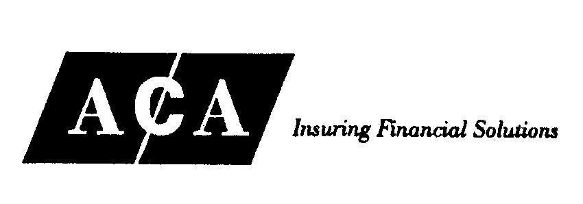 Mẫu nhãn hiệu ACA INSURING FINANCIAL SOLUTIONS
