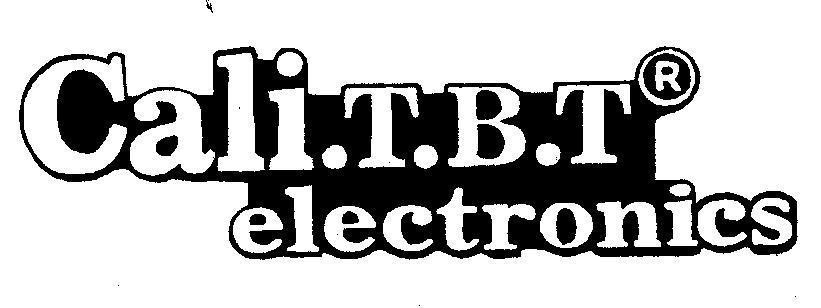 Mẫu nhãn hiệu CALI.T.B.T ELECTRONICS