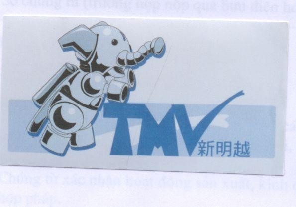 Mẫu nhãn hiệu TMV XIN MING YUE TAN MINH VIET
