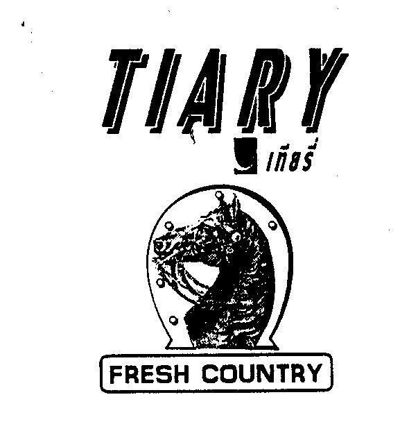 Mẫu nhãn hiệu TIARY FRESH COUNTRY