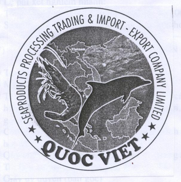 Mẫu nhãn hiệu Quốc Việt SEAPRODUCTS PROCESSING TRADING & IMPORT - EXPORT COMPANY LIMITED