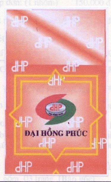 Mẫu nhãn hiệu Đại Hồng Phúc DHP