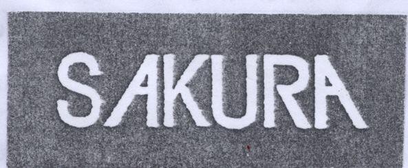 Mẫu nhãn hiệu SAKURA