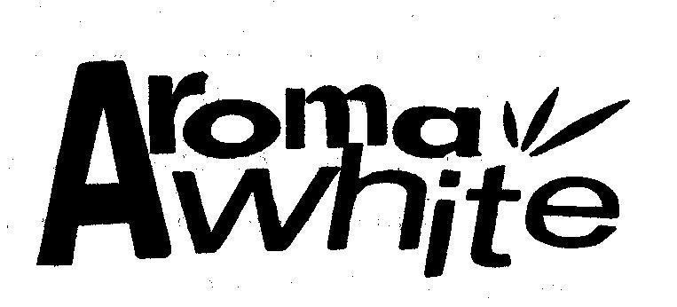 Mẫu nhãn hiệu AROMA WHITE