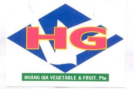 Mẫu nhãn hiệu VF HG Hoàng Gia VEGETABLE & FRUIT.PTE