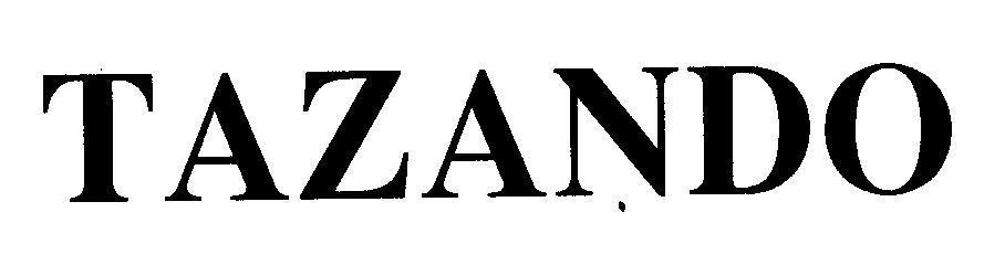 Mẫu nhãn hiệu TAZANDO