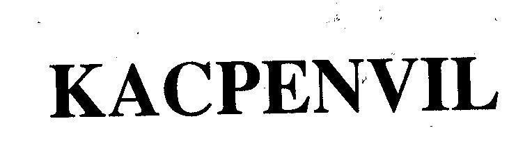 Mẫu nhãn hiệu KACPENVIL