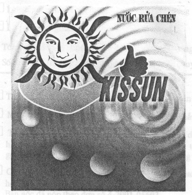 Mẫu nhãn hiệu KISSUN NUOC RUA CHEN