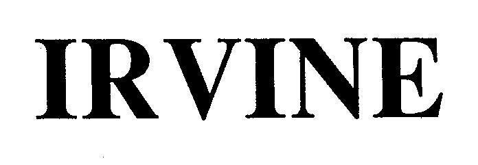 Mẫu nhãn hiệu IRVINE