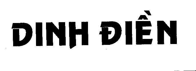 Mẫu nhãn hiệu DINH ĐIềN