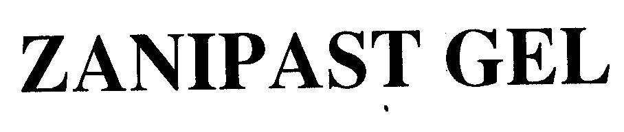 Mẫu nhãn hiệu ZANIPAST GEL