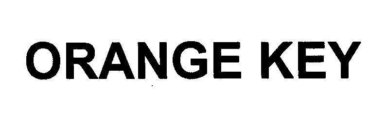 Mẫu nhãn hiệu ORANGE KEY