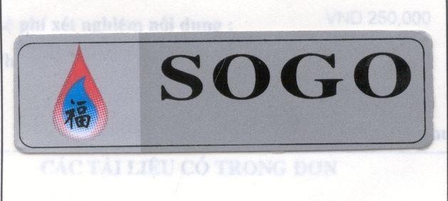 Mẫu nhãn hiệu SOGO PHUC PHU FU