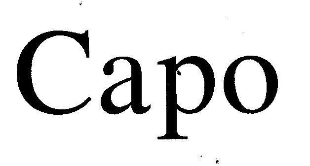 Mẫu nhãn hiệu CAPO