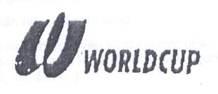 Mẫu nhãn hiệu W WORLDCUP