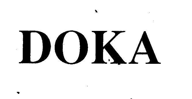 Mẫu nhãn hiệu DOKA