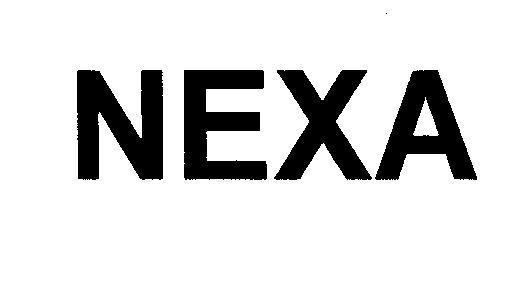 Mẫu nhãn hiệu NEXA