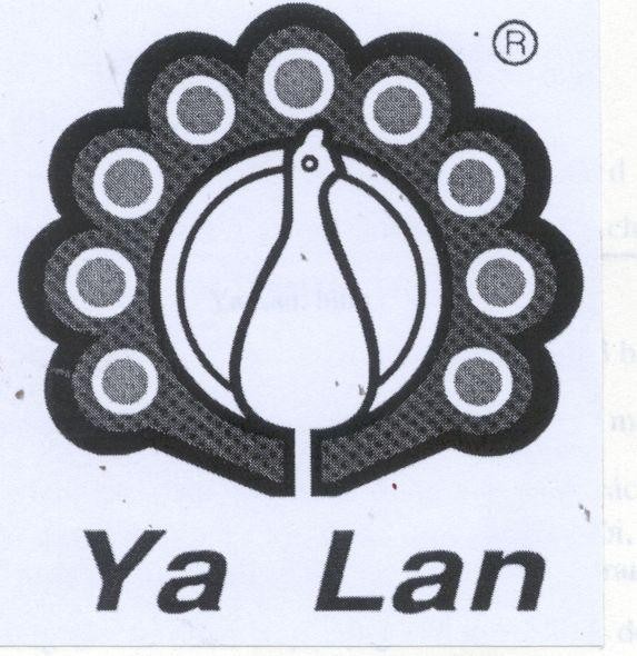 Mẫu nhãn hiệu YA LAN
