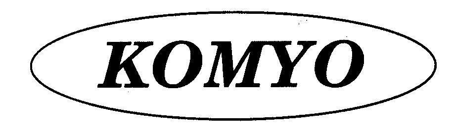 Mẫu nhãn hiệu KOMYO