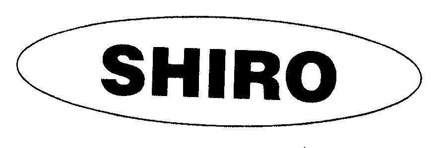 Mẫu nhãn hiệu SHIRO