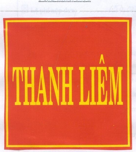 Mẫu nhãn hiệu Thanh Liêm