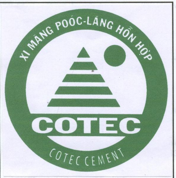 Mẫu nhãn hiệu XI MĂNG POOC - LANG HỗN HợP COTEC COTEC CEMENT