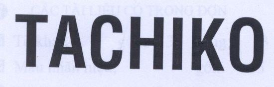 Mẫu nhãn hiệu TACHIKO