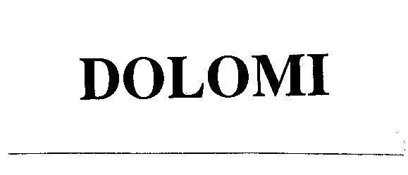 Mẫu nhãn hiệu DOLOMI