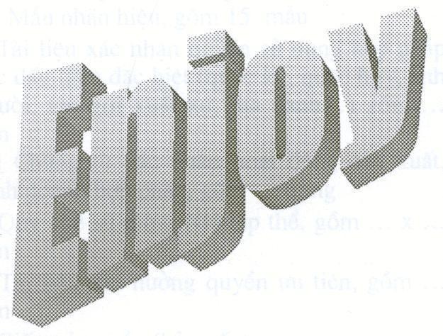Mẫu nhãn hiệu ENJOY