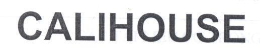 Mẫu nhãn hiệu CALIHOUSE