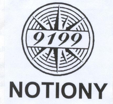 Mẫu nhãn hiệu 9199 NOTIONY