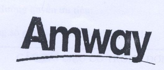Mẫu nhãn hiệu AMWAY