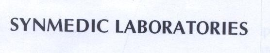 Mẫu nhãn hiệu SYNMEDIC LABORATORIES