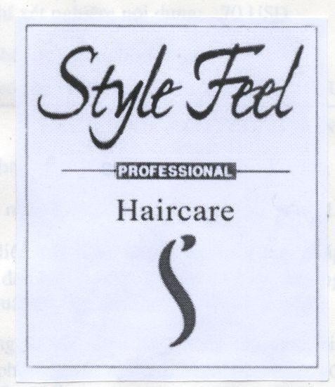 Mẫu nhãn hiệu STYLE FEEL PROFESSIONAL HAIRCARE