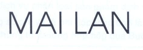 Mẫu nhãn hiệu MAI LAN