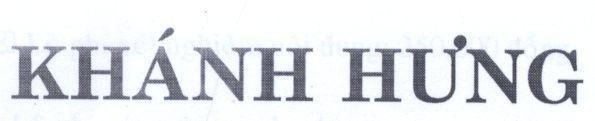 Mẫu nhãn hiệu KHáNH HƯNG