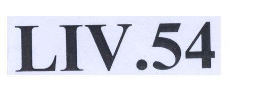 Mẫu nhãn hiệu LIV. 54
