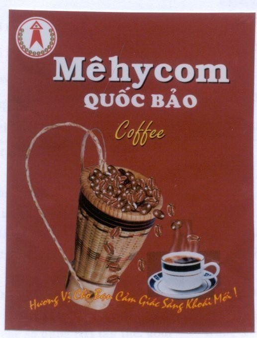 Mẫu nhãn hiệu MEHYCOM Quốc Bảo COFFEE HUONG VI CHO BAN CAM GIAC SANG KHOAI MOI