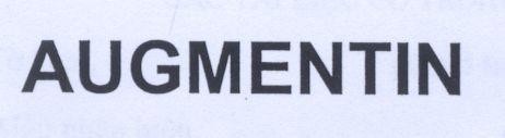 Mẫu nhãn hiệu AUGMENTIN
