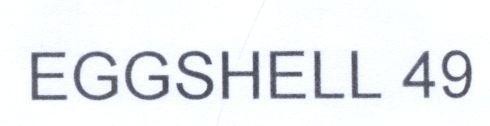 Mẫu nhãn hiệu EGGSHELL 49