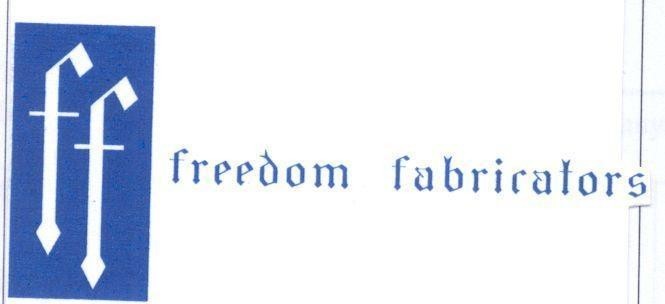 Mẫu nhãn hiệu FF FREEDOM FABRIRATORS